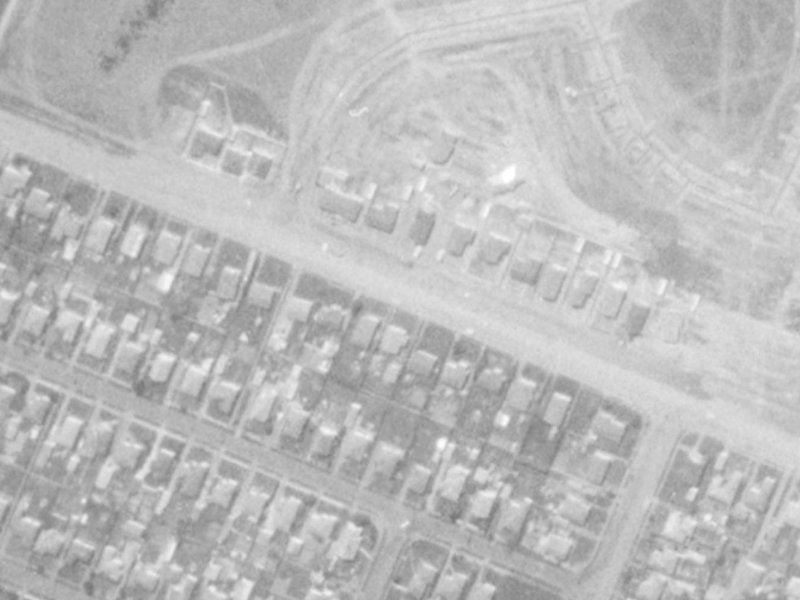 187A Buchanans Road from the air, 1975-1979