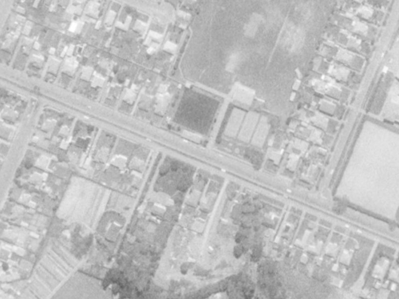 1 Octavius Lane from the air, 1975-1979