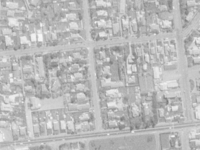 12 Konini Street from the air, 1975-1979