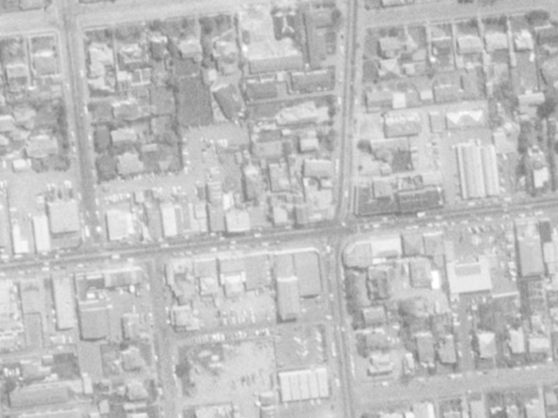 92A Riccarton Road from the air, 1975-1979
