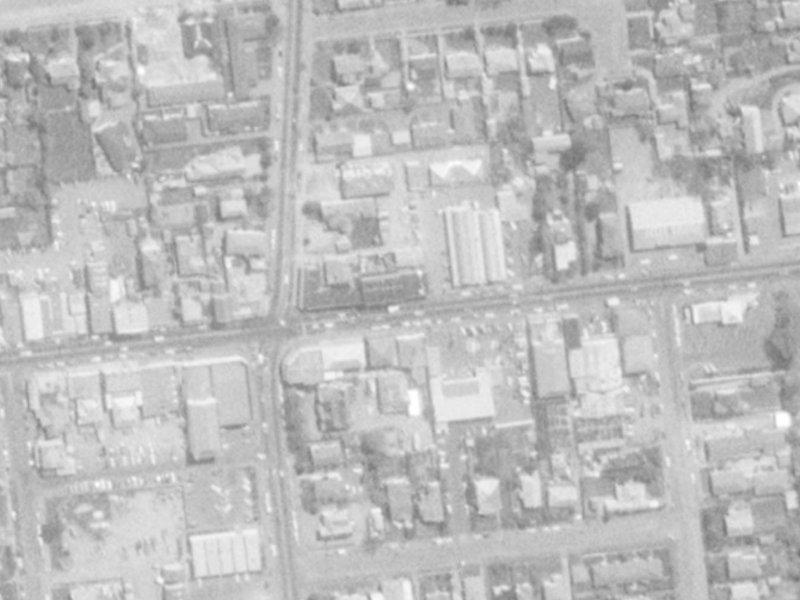 84B Riccarton Road from the air, 1975-1979