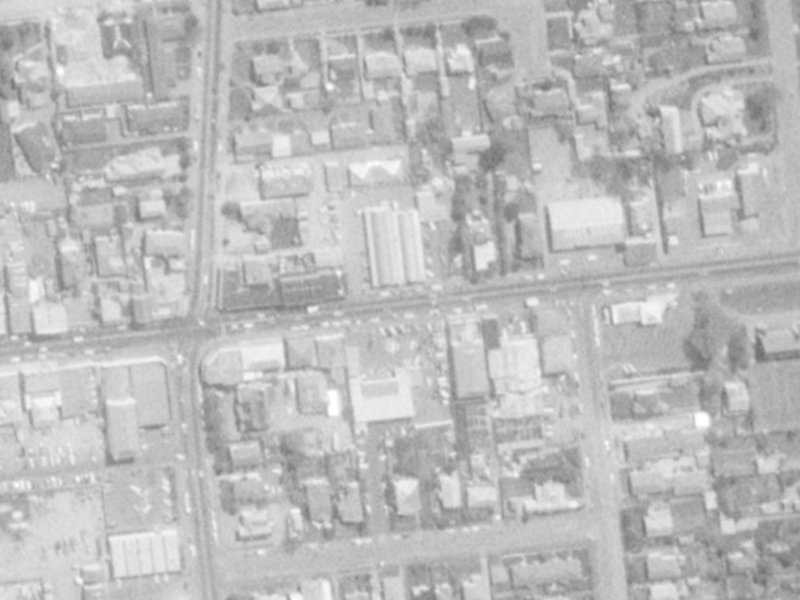78 Riccarton Road from the air, 1975-1979