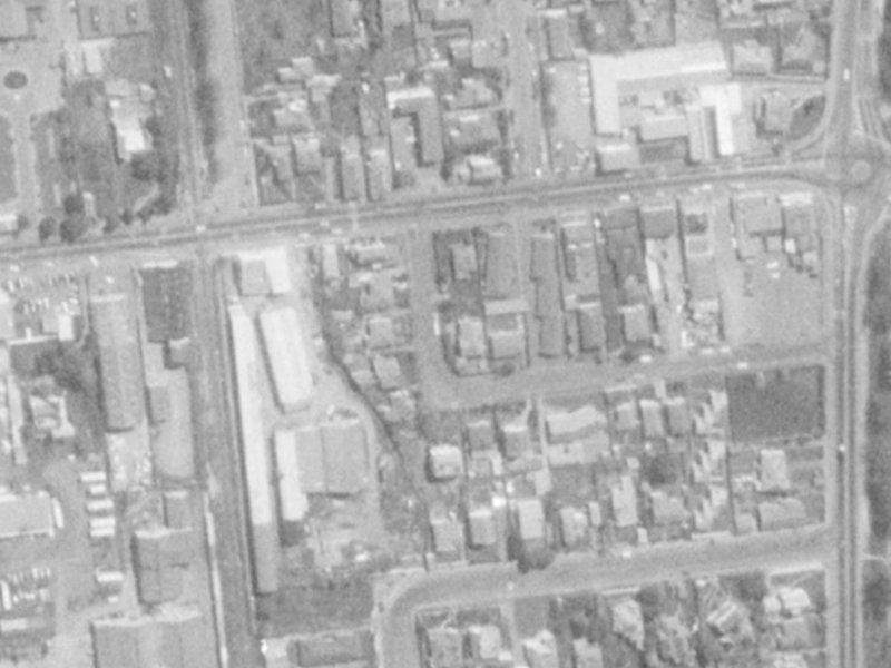 22 Bartlett Street from the air, 1975-1979