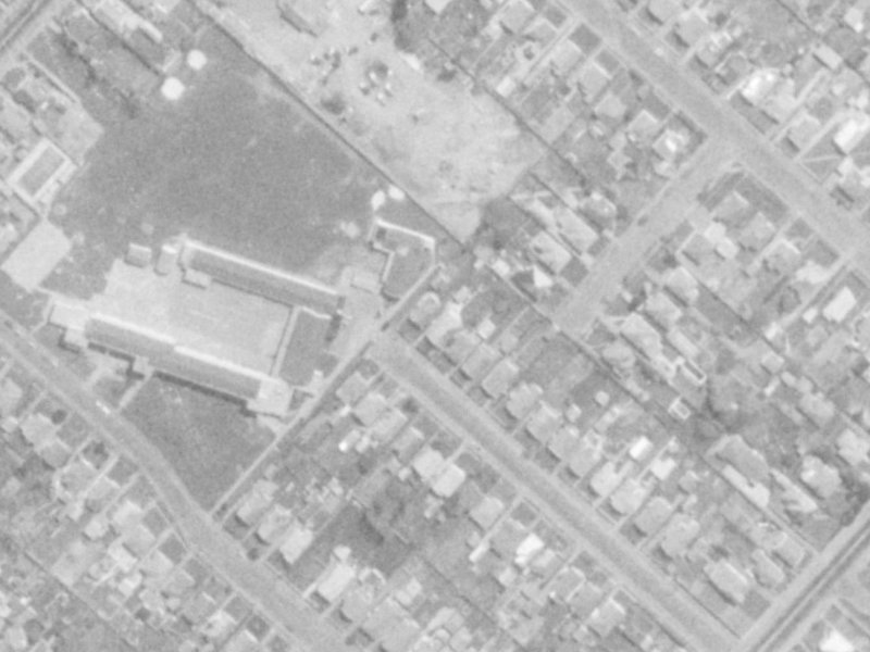 53 Rhona Street from the air, 1975-1979