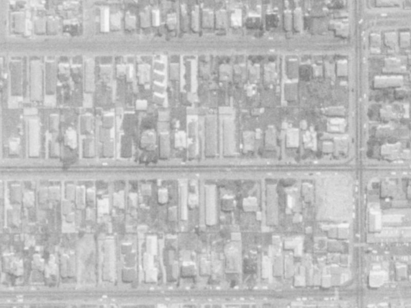 411 Gloucester Street from the air, 1975-1979