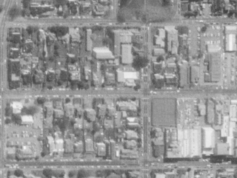 36 Gloucester Street from the air, 1975-1979
