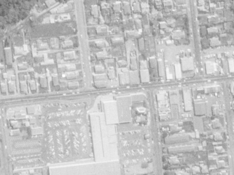 128 Riccarton Road from the air, 1975-1979