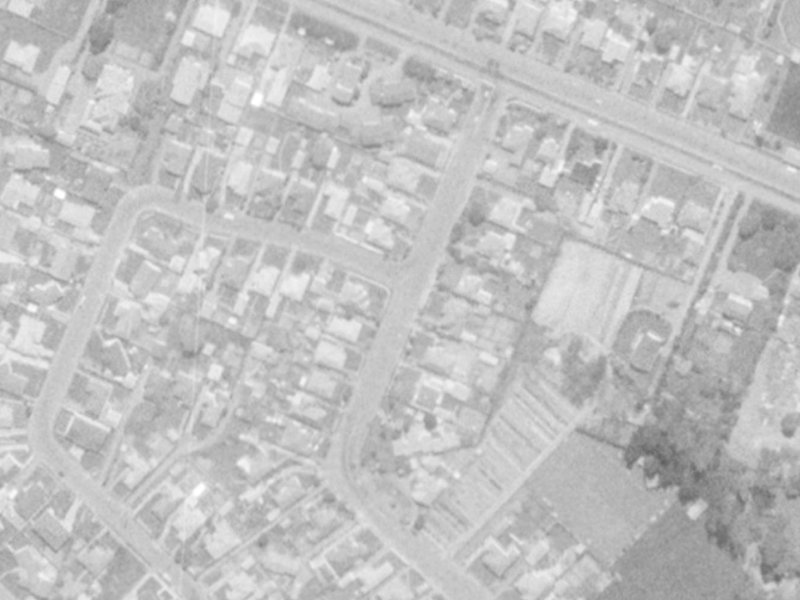 48 English Street from the air, 1975-1979
