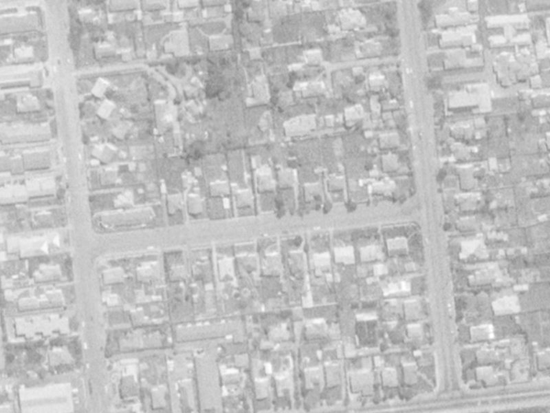 19 Rudleigh Avenue from the air, 1975-1979