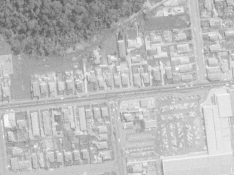 152 Riccarton Road from the air, 1975-1979