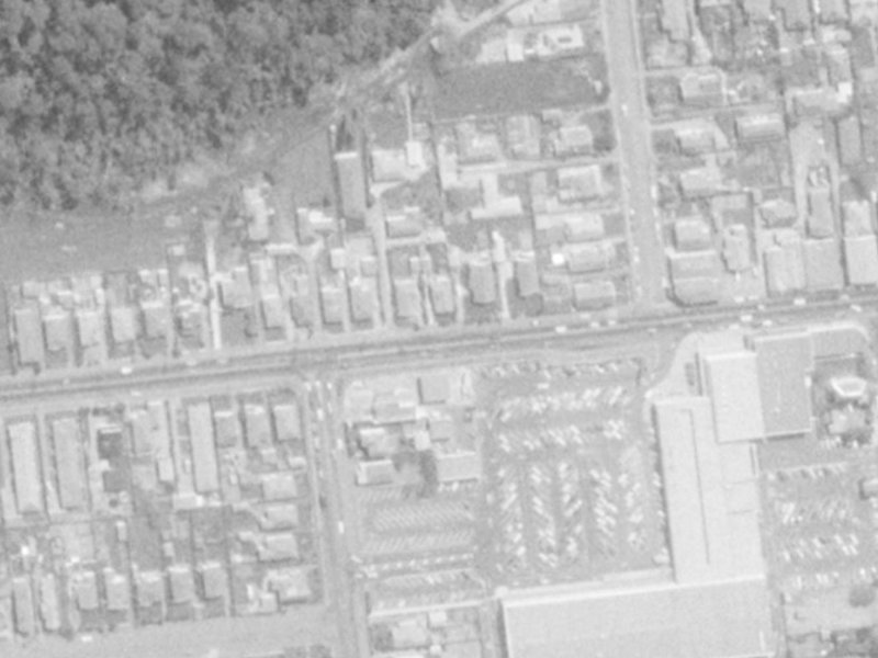 146B Riccarton Road from the air, 1975-1979