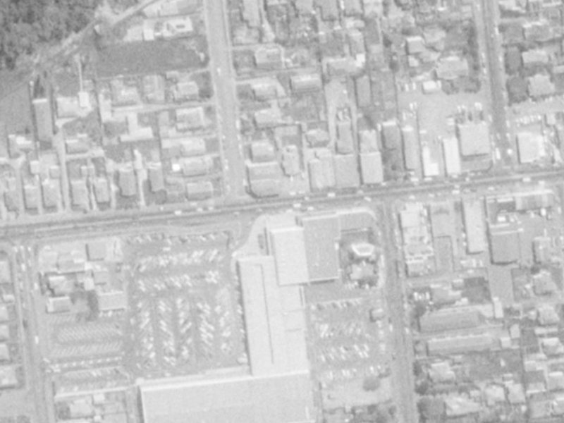 131 Riccarton Road from the air, 1975-1979