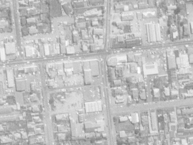 99A Riccarton Road from the air, 1975-1979