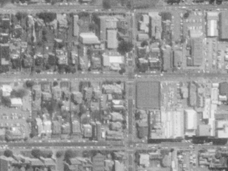 27 Gloucester Street from the air, 1975-1979