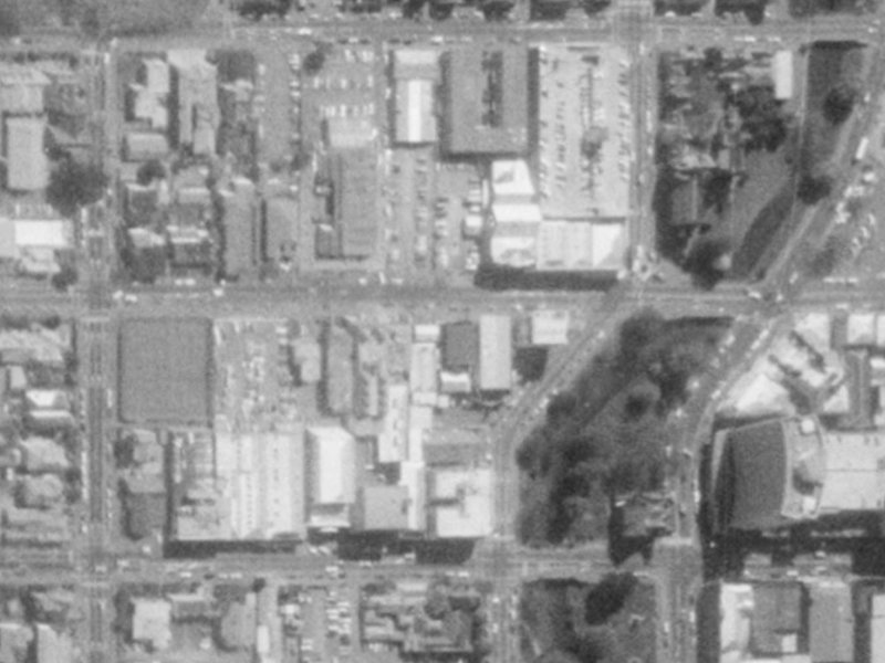 72 Gloucester Street from the air, 1975-1979