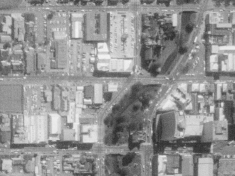 84 Gloucester Street from the air, 1975-1979