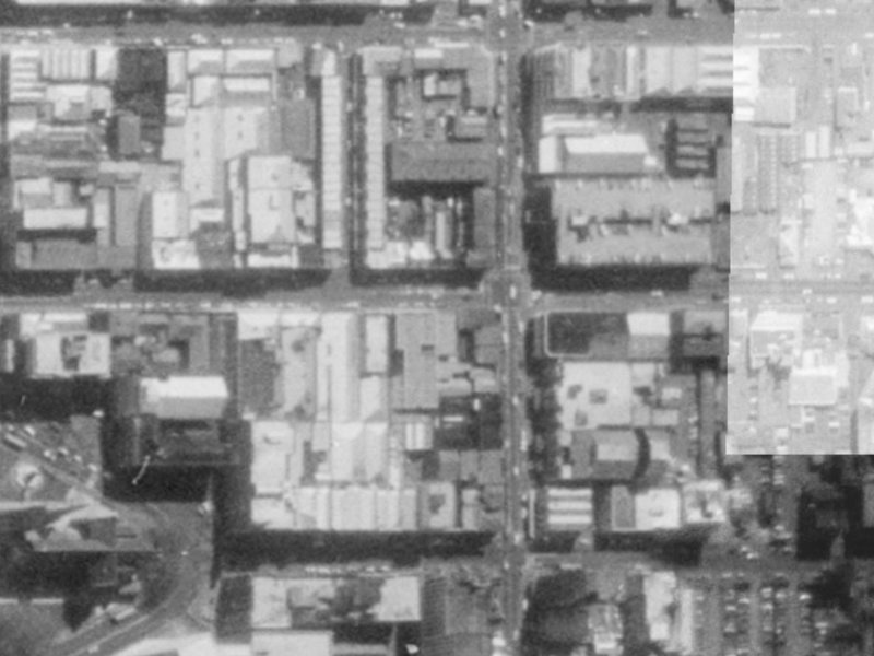 172 Gloucester Street from the air, 1975-1979