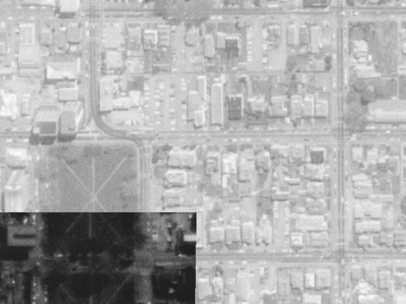 228 Gloucester Street from the air, 1975-1979