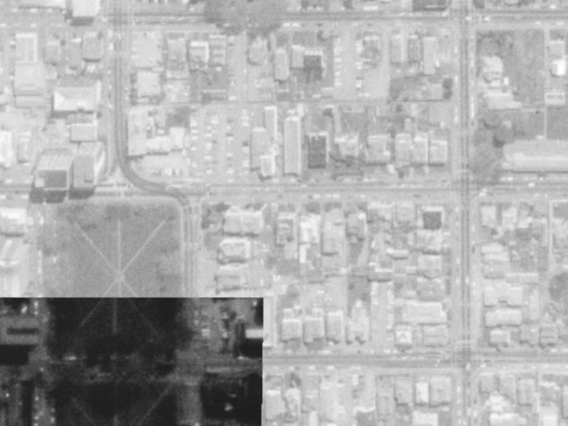 240 Gloucester Street from the air, 1975-1979