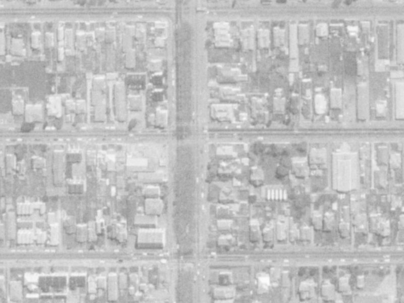 336 Gloucester Street from the air, 1975-1979