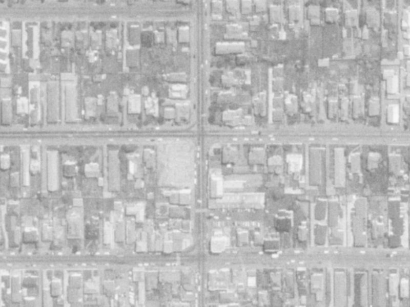 108D Stanmore Road from the air, 1975-1979