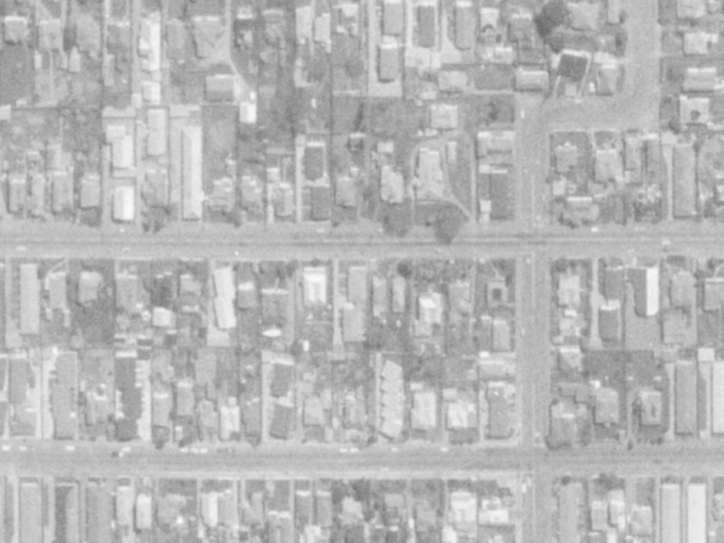496 Gloucester Street from the air, 1975-1979