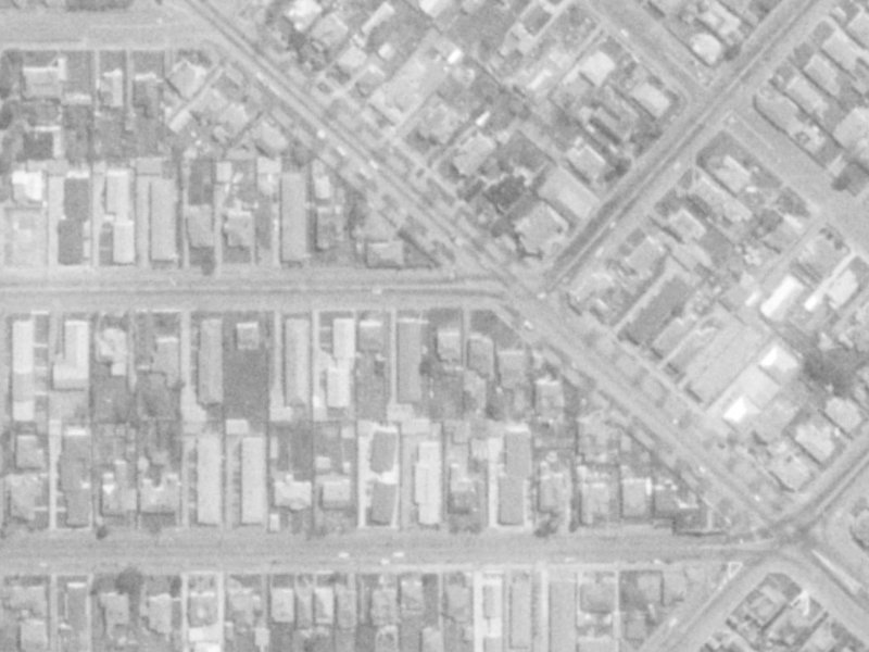 588 Gloucester Street from the air, 1975-1979