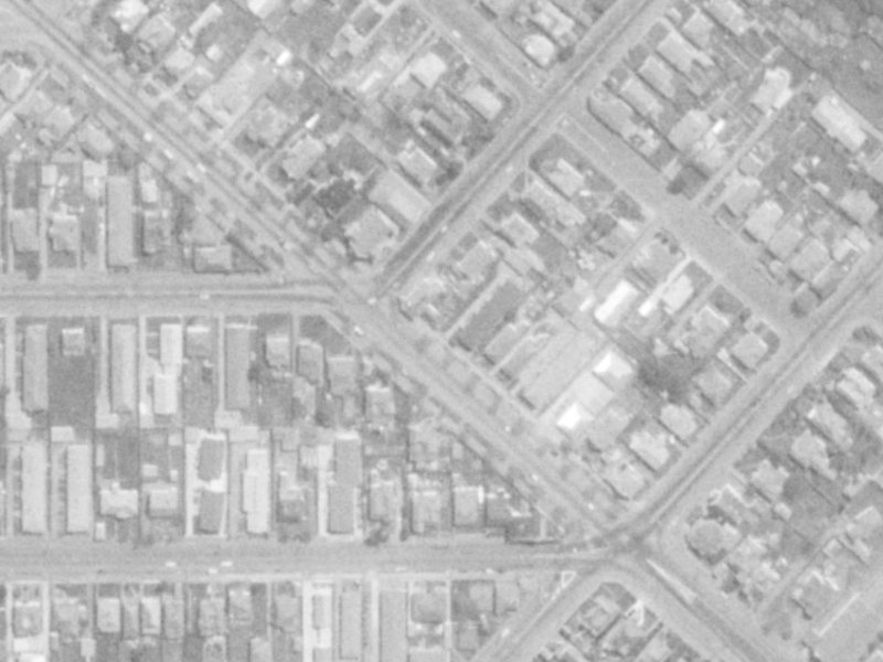 139 Linwood Avenue from the air, 1975-1979