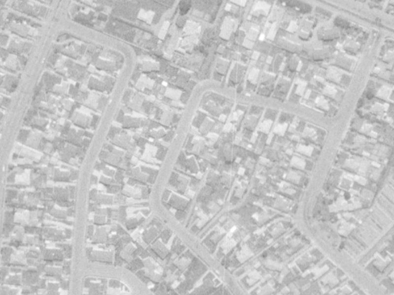 78 Colman Avenue from the air, 1975-1979