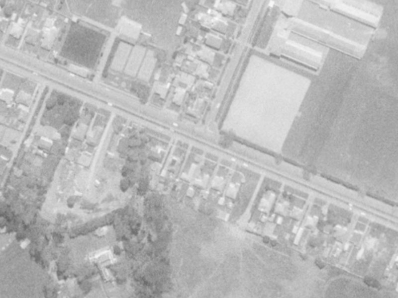61 Yaldhurst Road from the air, 1975-1979