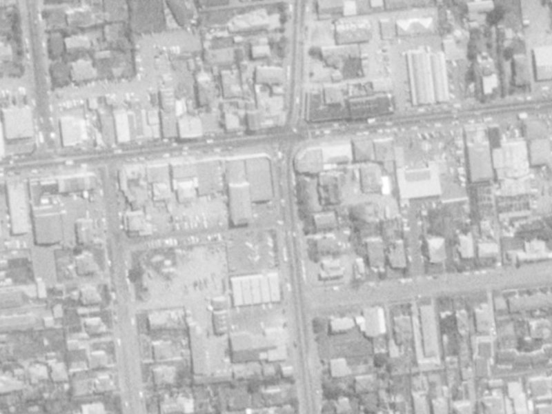 185 Clarence Street from the air, 1975-1979