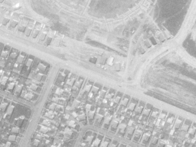 148 Buchanans Road from the air, 1975-1979