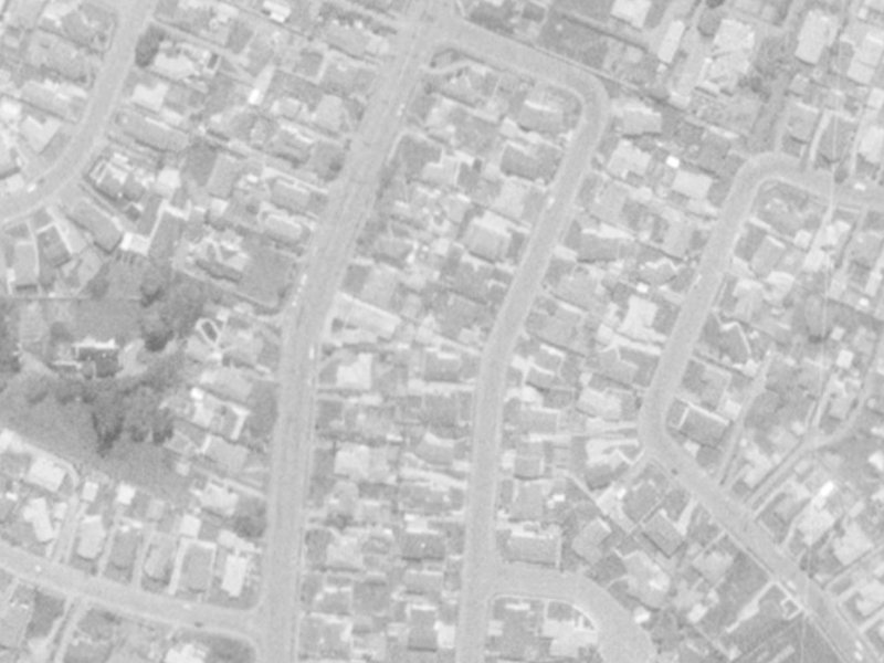 73 Gladson Avenue from the air, 1975-1979