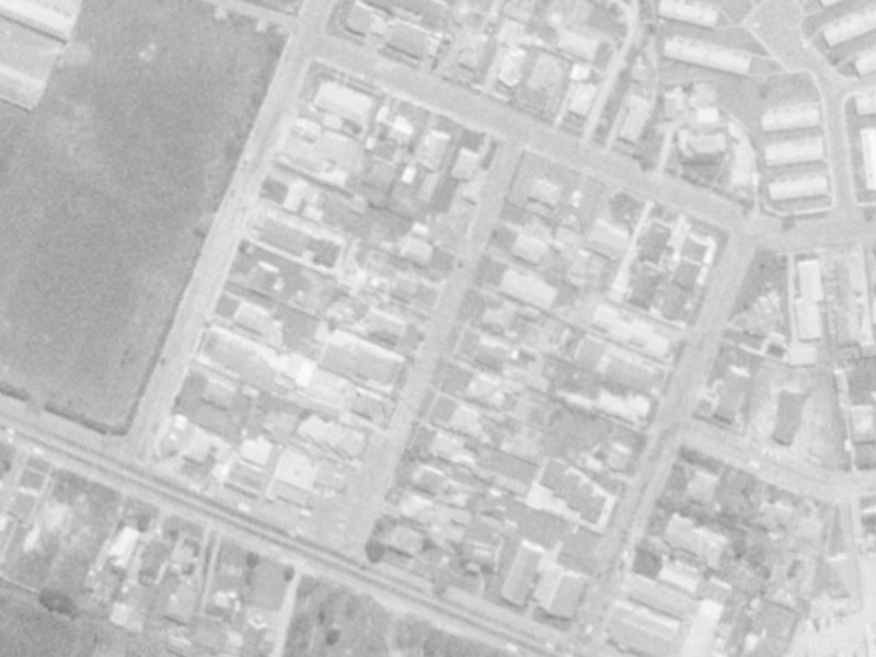 13 Angela Street from the air, 1975-1979