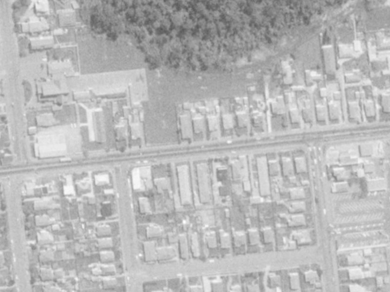 170 Riccarton Road from the air, 1975-1979