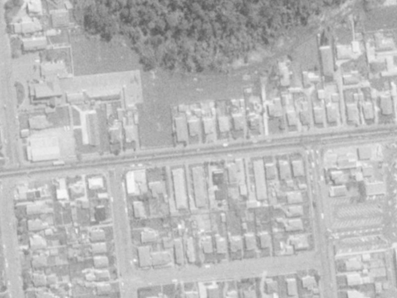 166 Riccarton Road from the air, 1975-1979