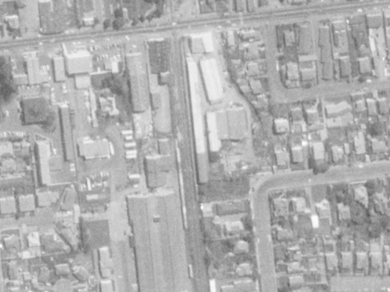 75E Brockworth Place from the air, 1975-1979