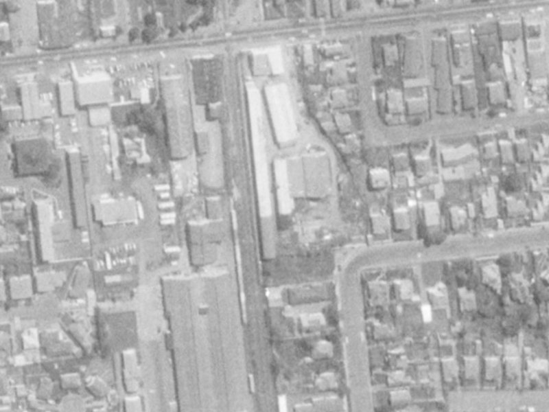 87a Brockworth Place from the air, 1975-1979
