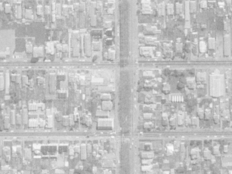 177 Fitzgerald Avenue from the air, 1975-1979
