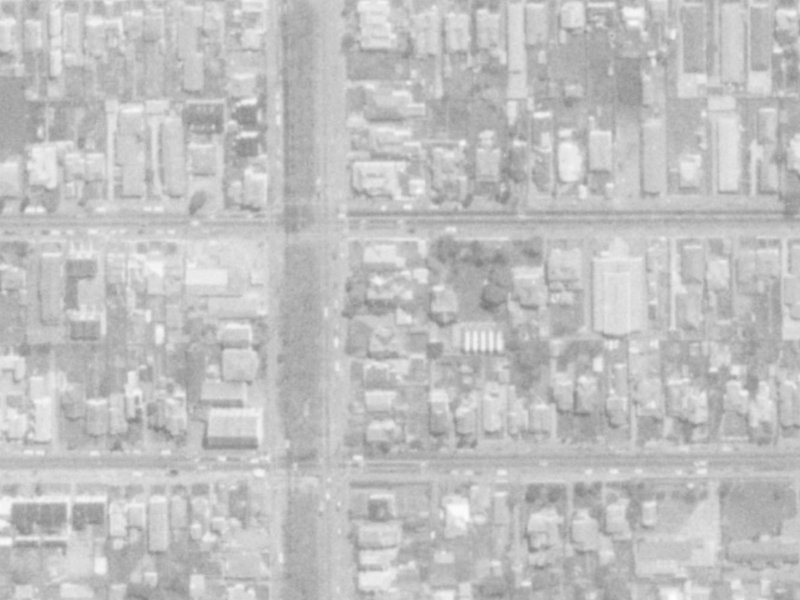 172B Fitzgerald Avenue from the air, 1975-1979