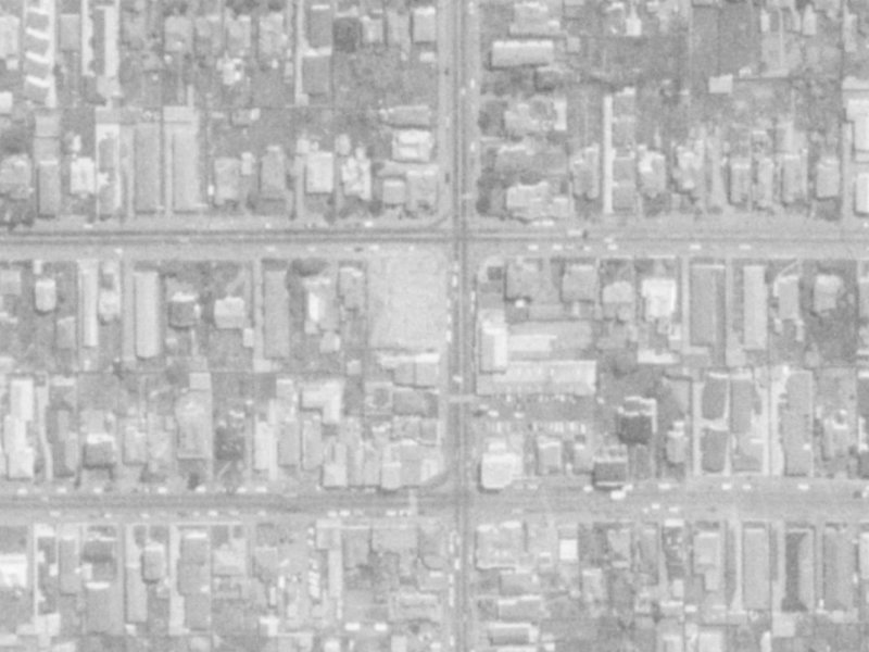 101 Stanmore Road from the air, 1975-1979