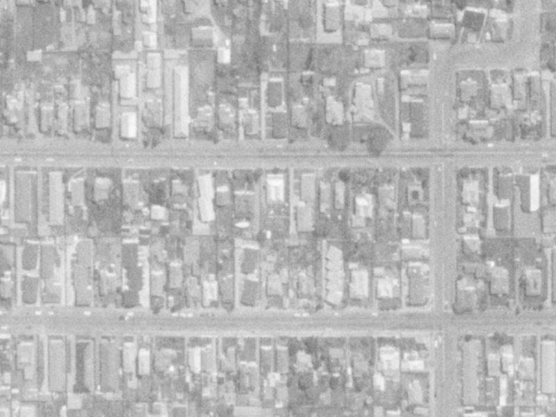 492B Gloucester Street from the air, 1975-1979