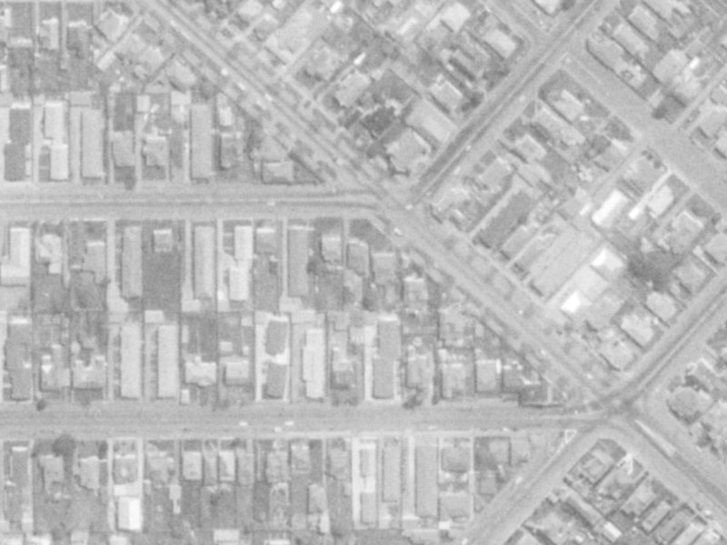 1/136 Linwood Avenue from the air, 1975-1979