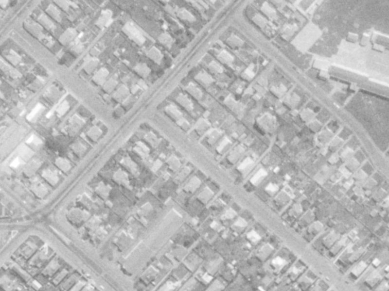 13 Norwich Street from the air, 1975-1979