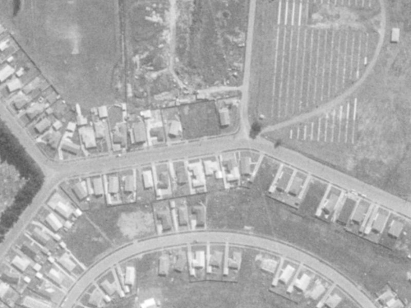 18 Ruru Road from the air, 1975-1979