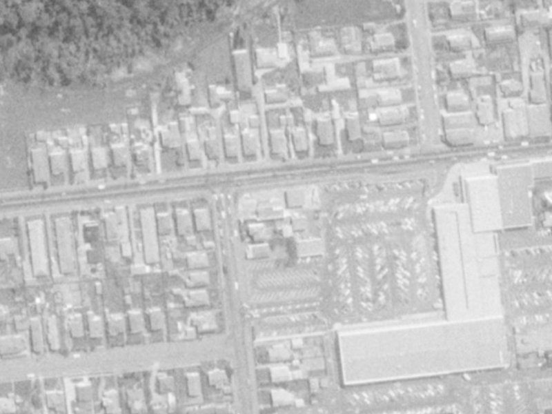 155 Riccarton Road from the air, 1975-1979