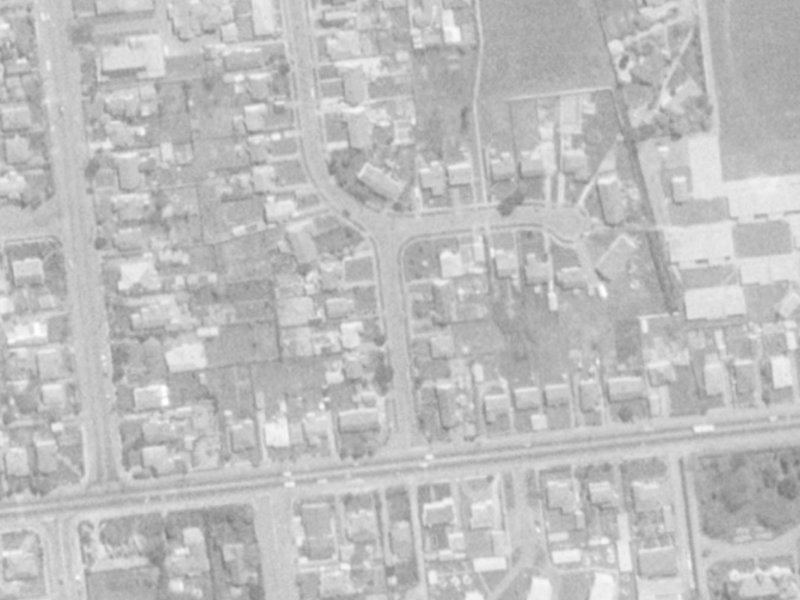 8 Balgay Street from the air, 1975-1979