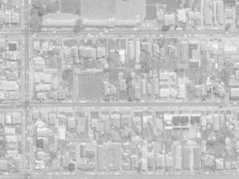 251 Worcester Street from the air, 1975-1979