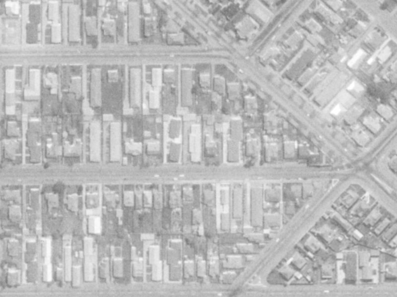 543 Worcester Street from the air, 1975-1979