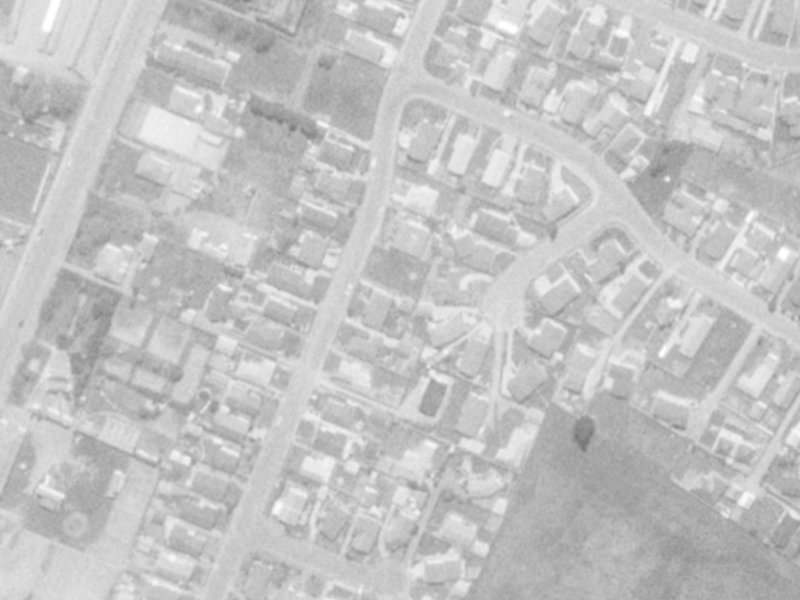 Cheyenne Street from the air, 1975-1979